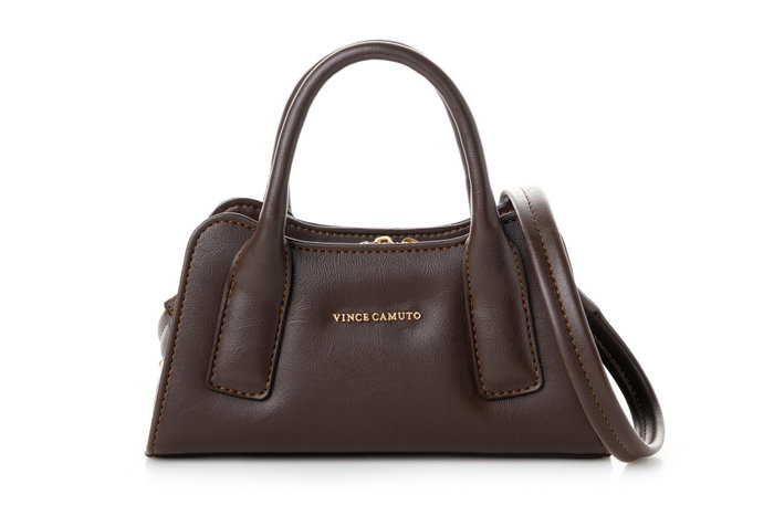 Vince Camuto Bolso Chocolate Brown Cuero de Polivinilo Marrón